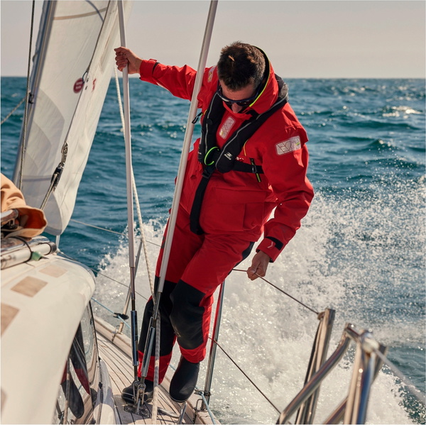 2026 Gill Hombres OS2 Chaqueta Y Pantalón Náuticos Offshore GMOOJATCSR - Red